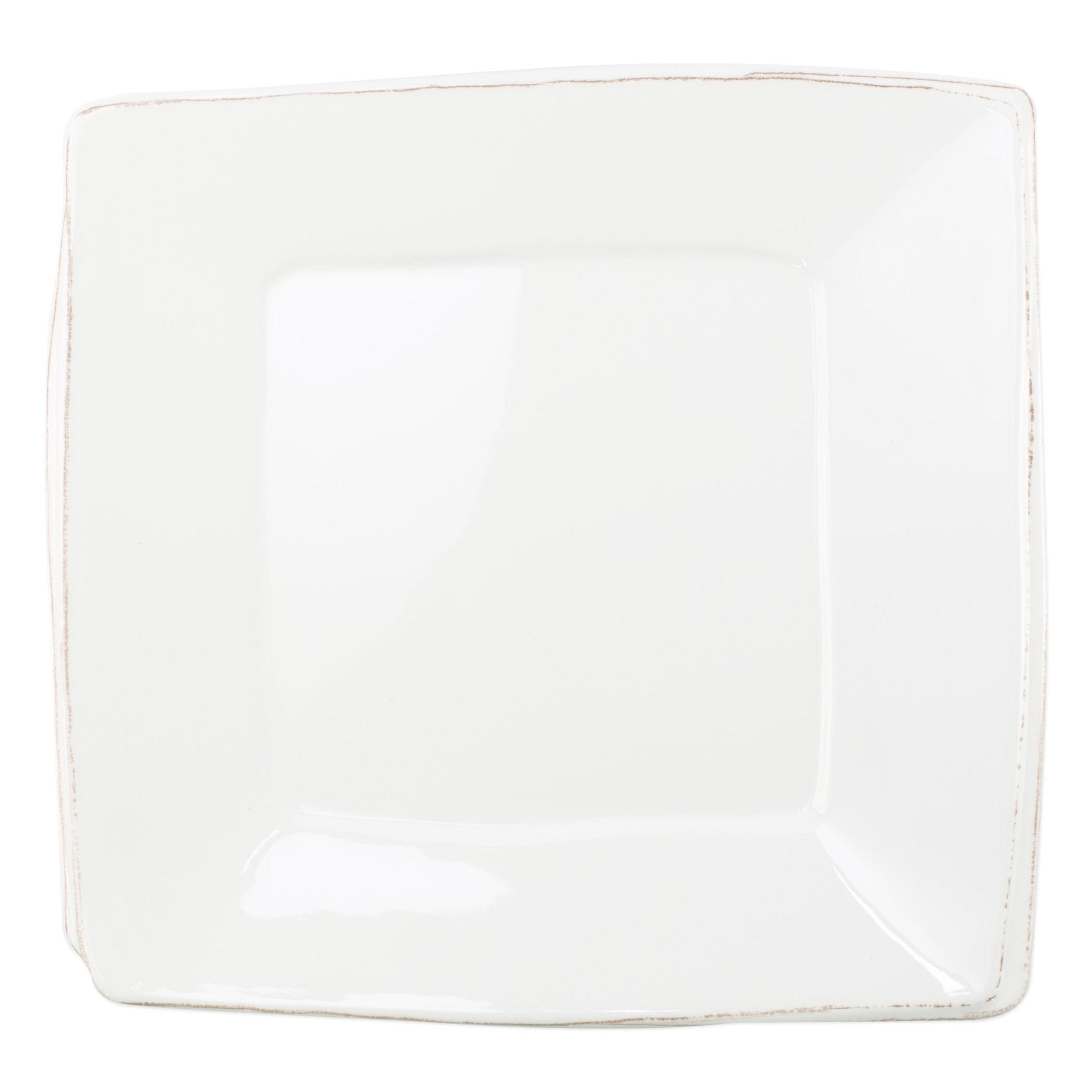 Melamine Lastra White Square Platter