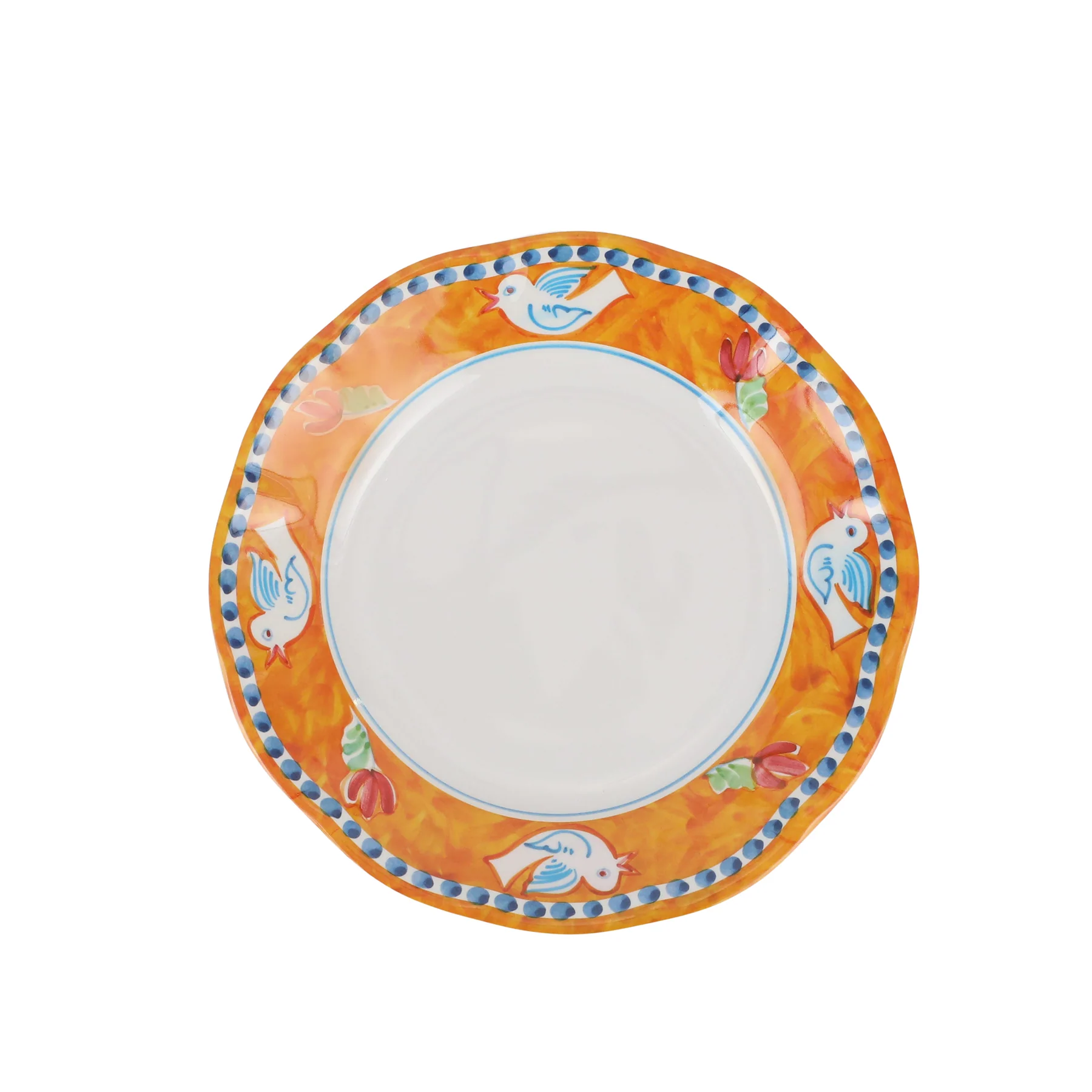 Melamine Campagna Uccello Salad Plate - Set of 4