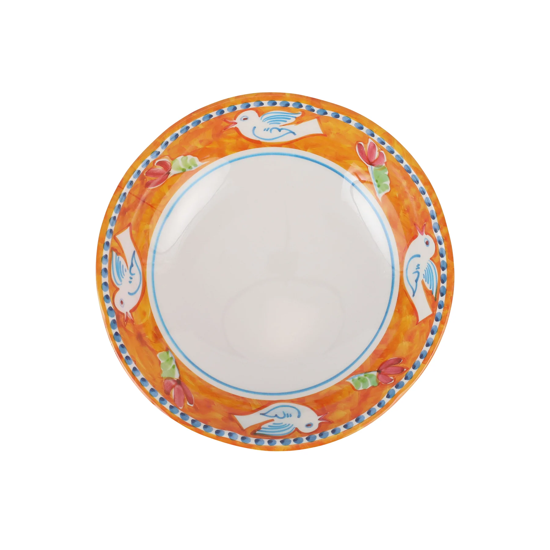 Melamine Campagna Uccello Pasta Bowl - Set of 4