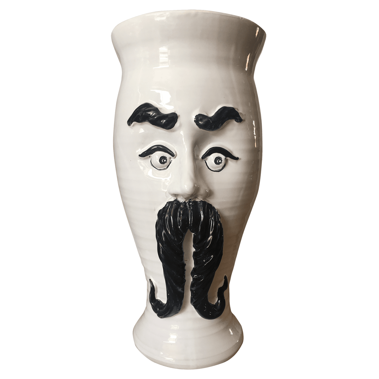 Mustache Vase