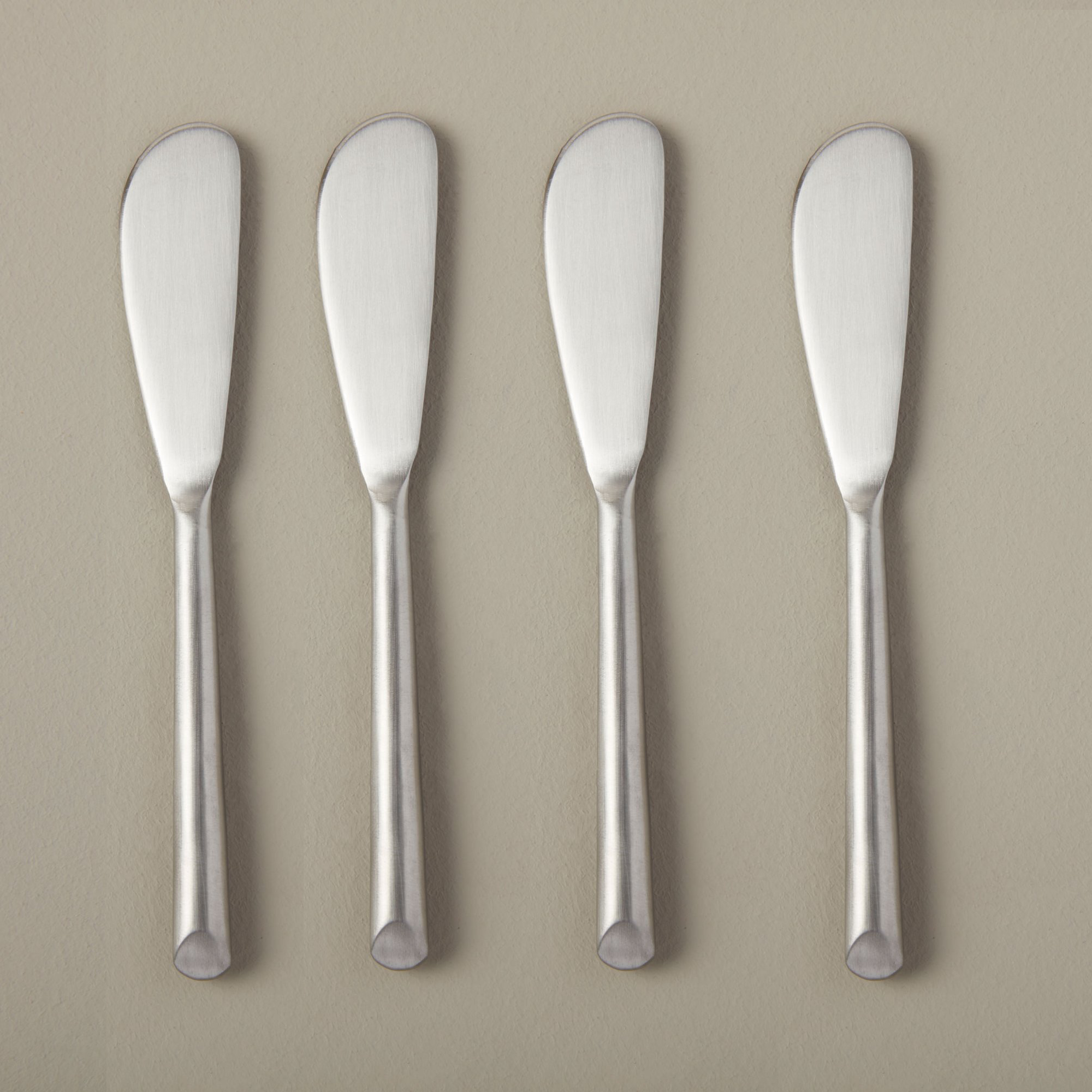 Matte Stainless Spreader - Set of 4