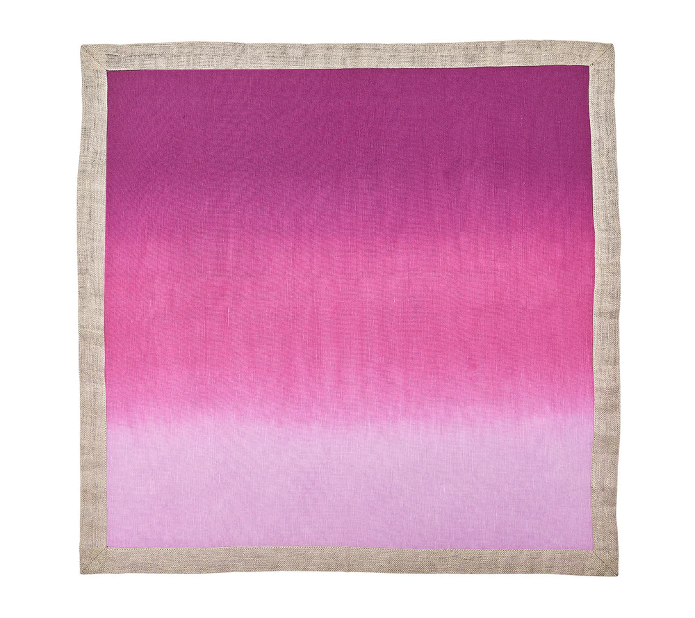 Dip Dye Napkin in Lilac & Plum (Set of 4)