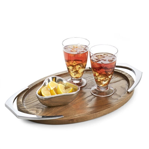 Cabo Oval Handled Tray