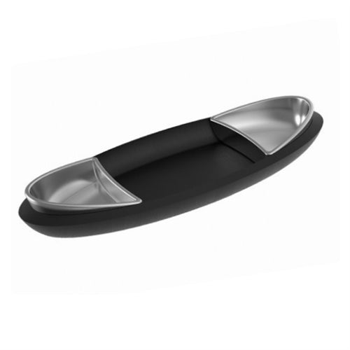 Noir Triple Condiment Server