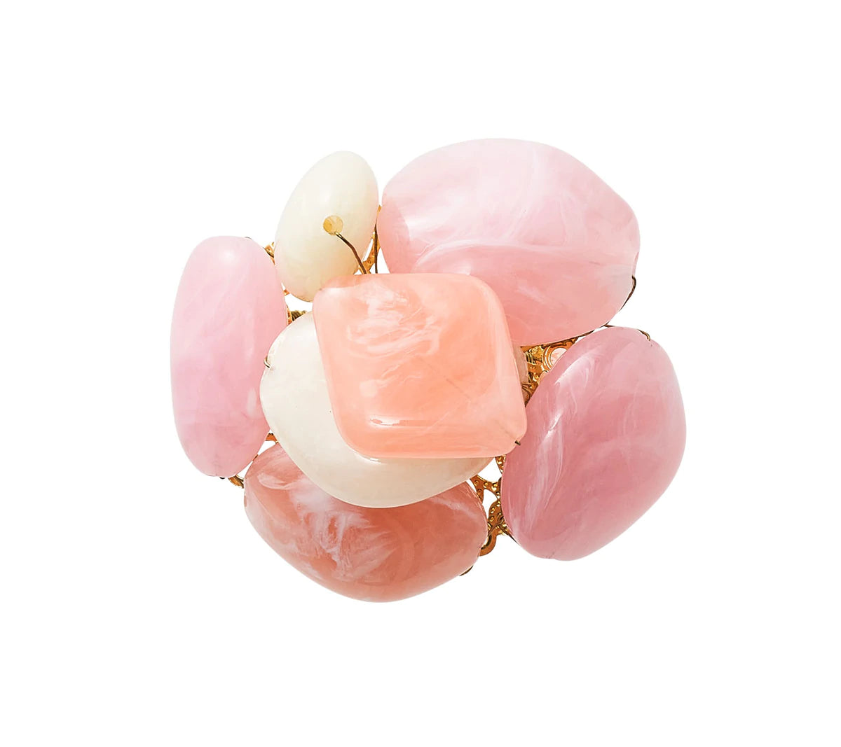 Sea Stone Napkin Ring in Blush (Set of 4)