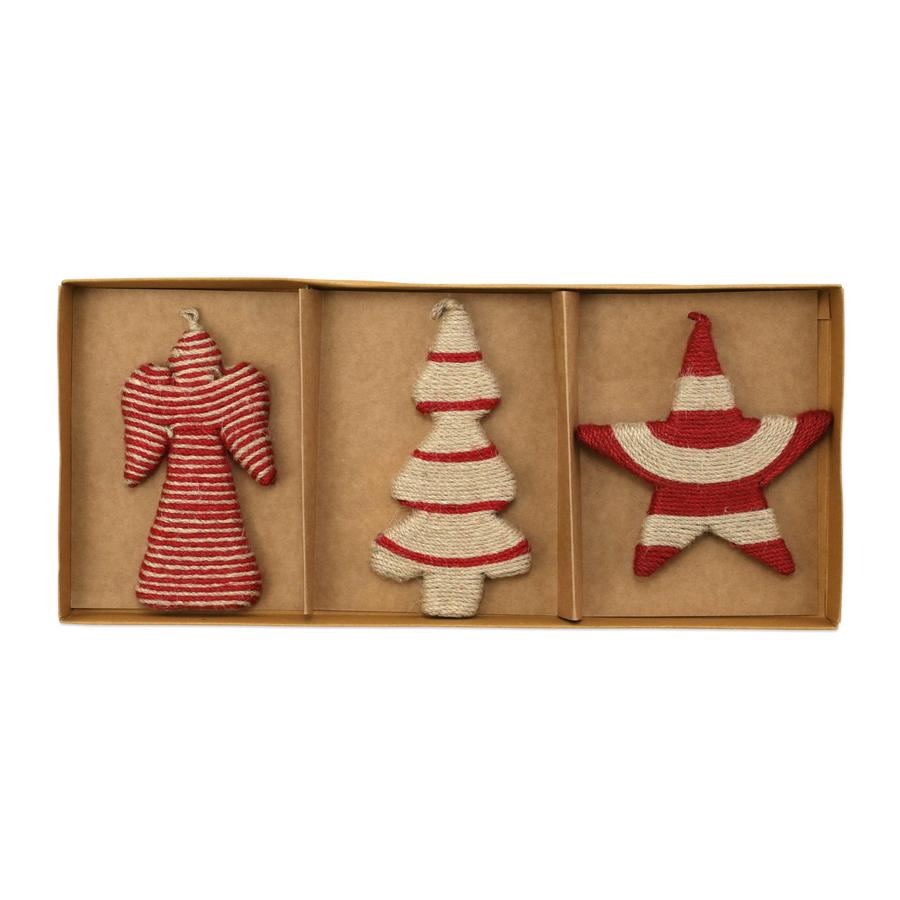 Vietri Ornaments Angel, Star, And Tree Ornaments (Set Of 3)