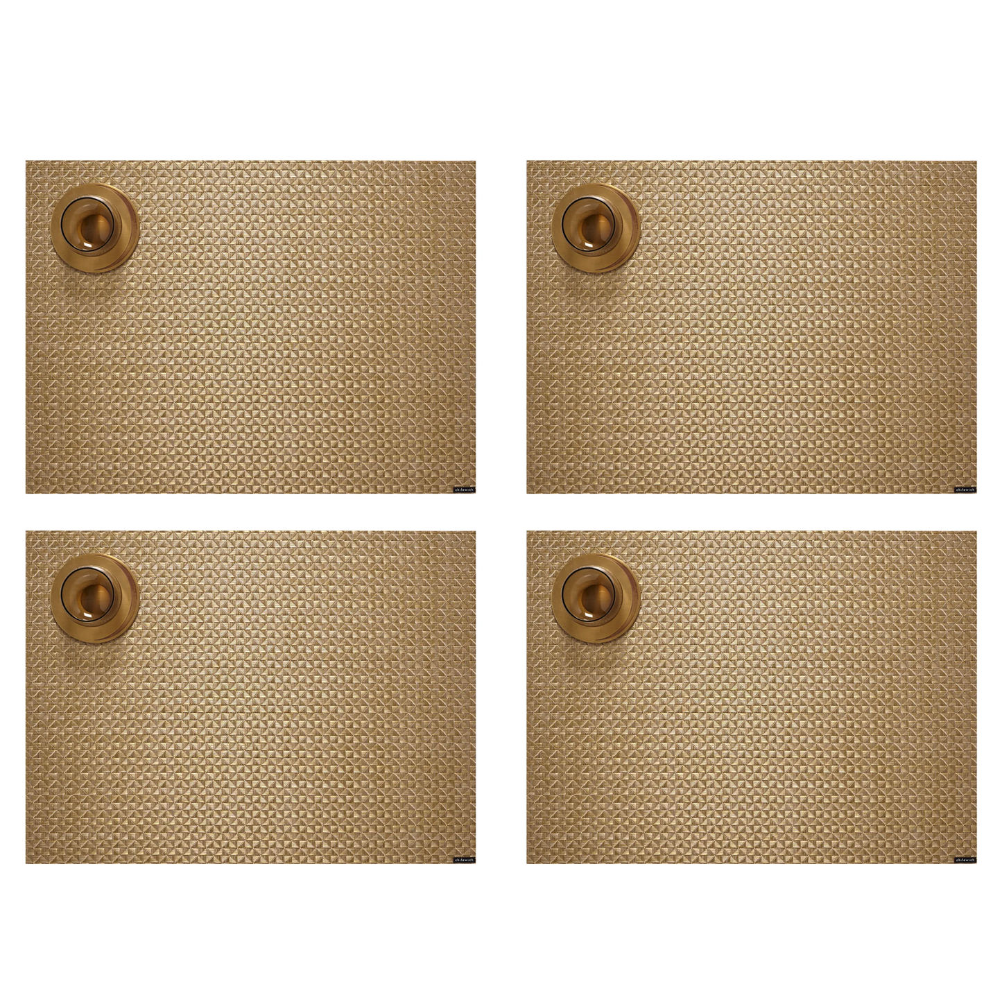 Origami Tablemat - Honey (Set of 4)