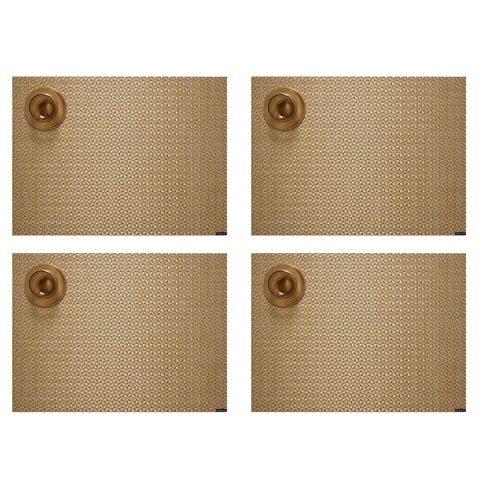 Origami Tablemat - Honey - Set of 4