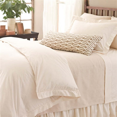 Pine Cone Hill Classic Hemstitch Ivory Duvet Cover - King