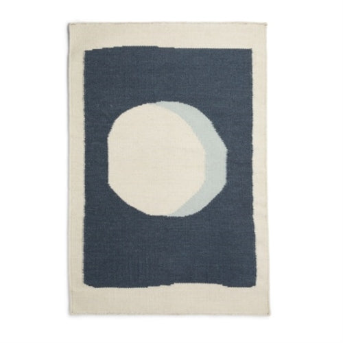 4' x 6' Flat Weave Rug - Blue Moon