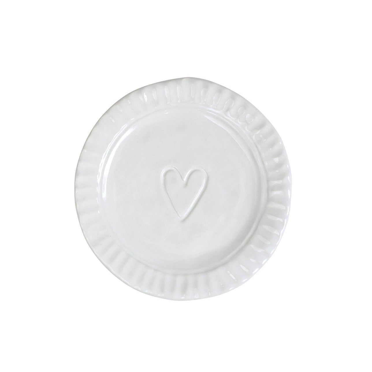 Pietra Serena Heart Plate