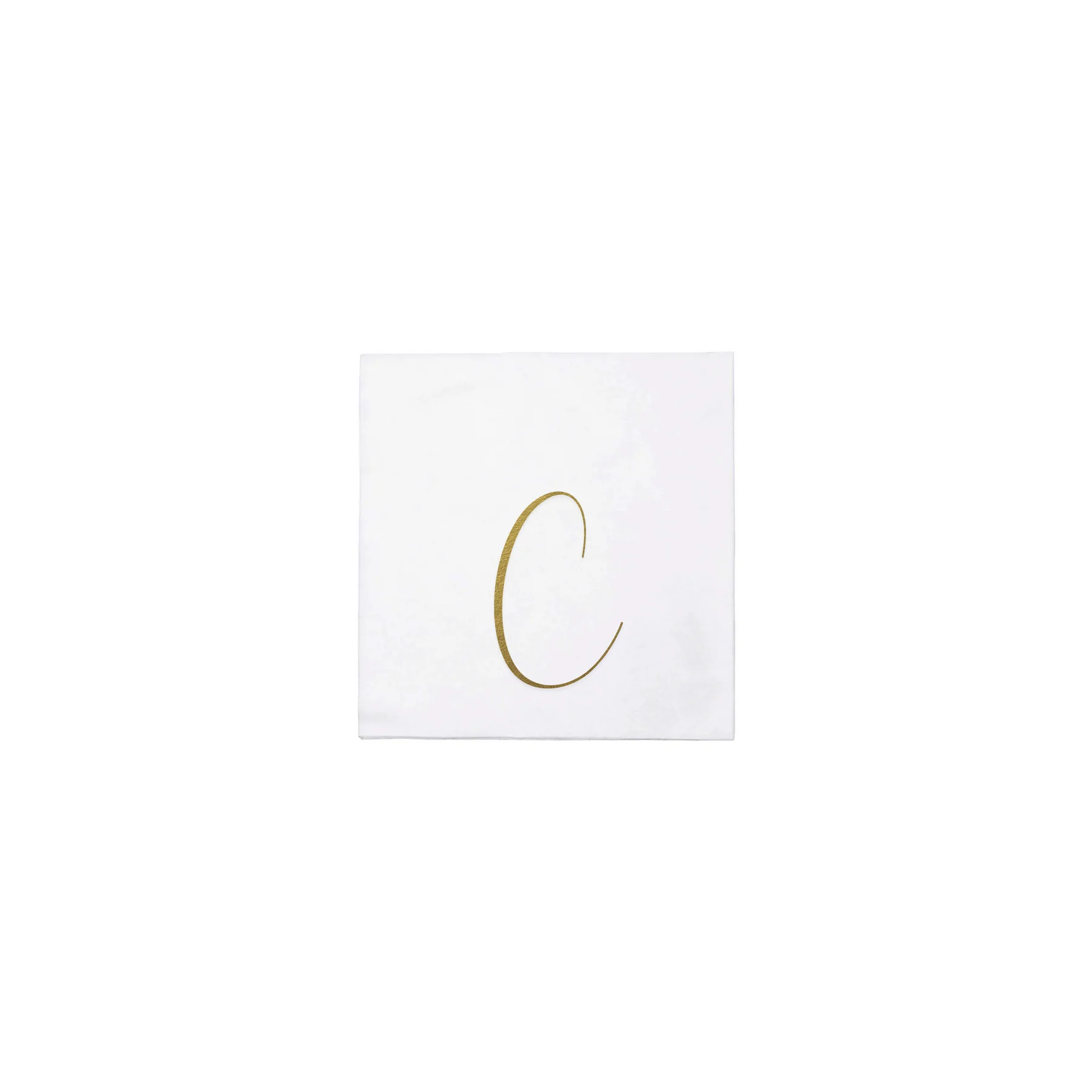 Papersoft Napkins Monogram Cocktail Napkins (Pack Of 20)