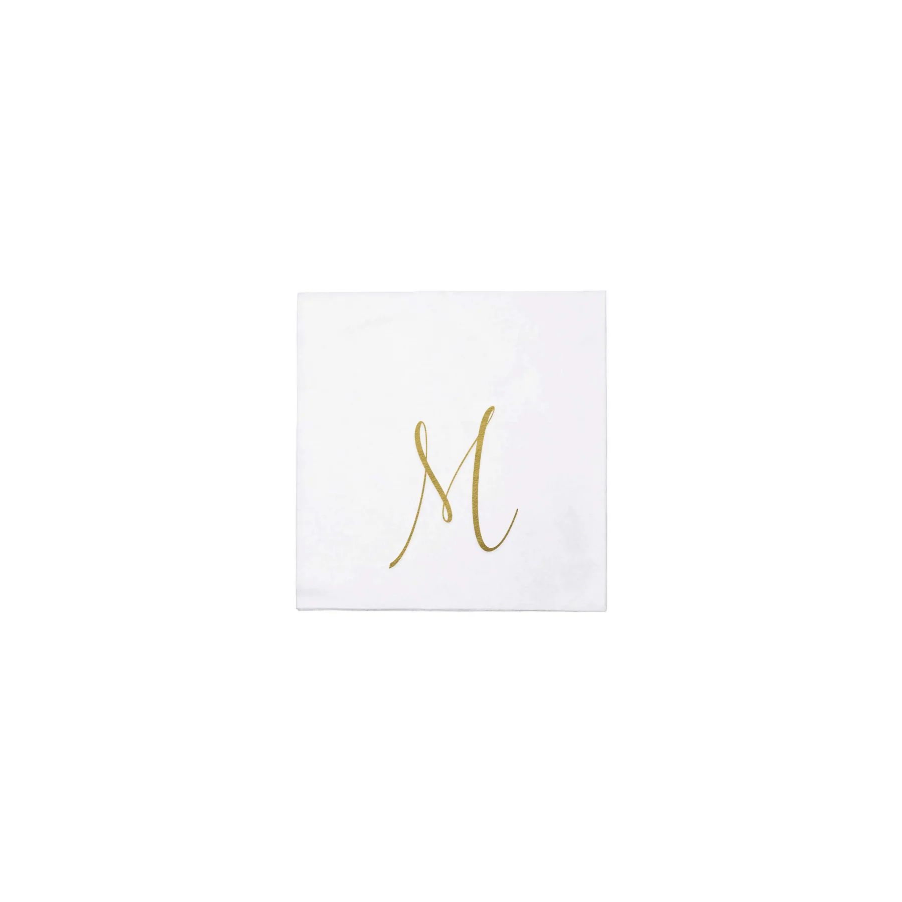 Papersoft Napkins Monogram Cocktail Napkins (Pack Of 20)