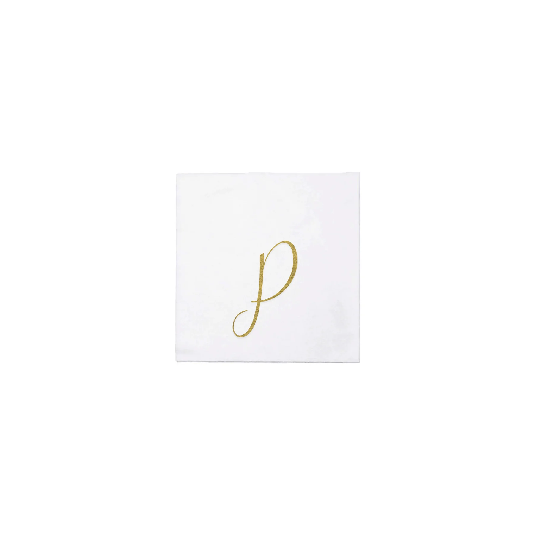 Papersoft Napkins Monogram Cocktail Napkins (Pack Of 20)