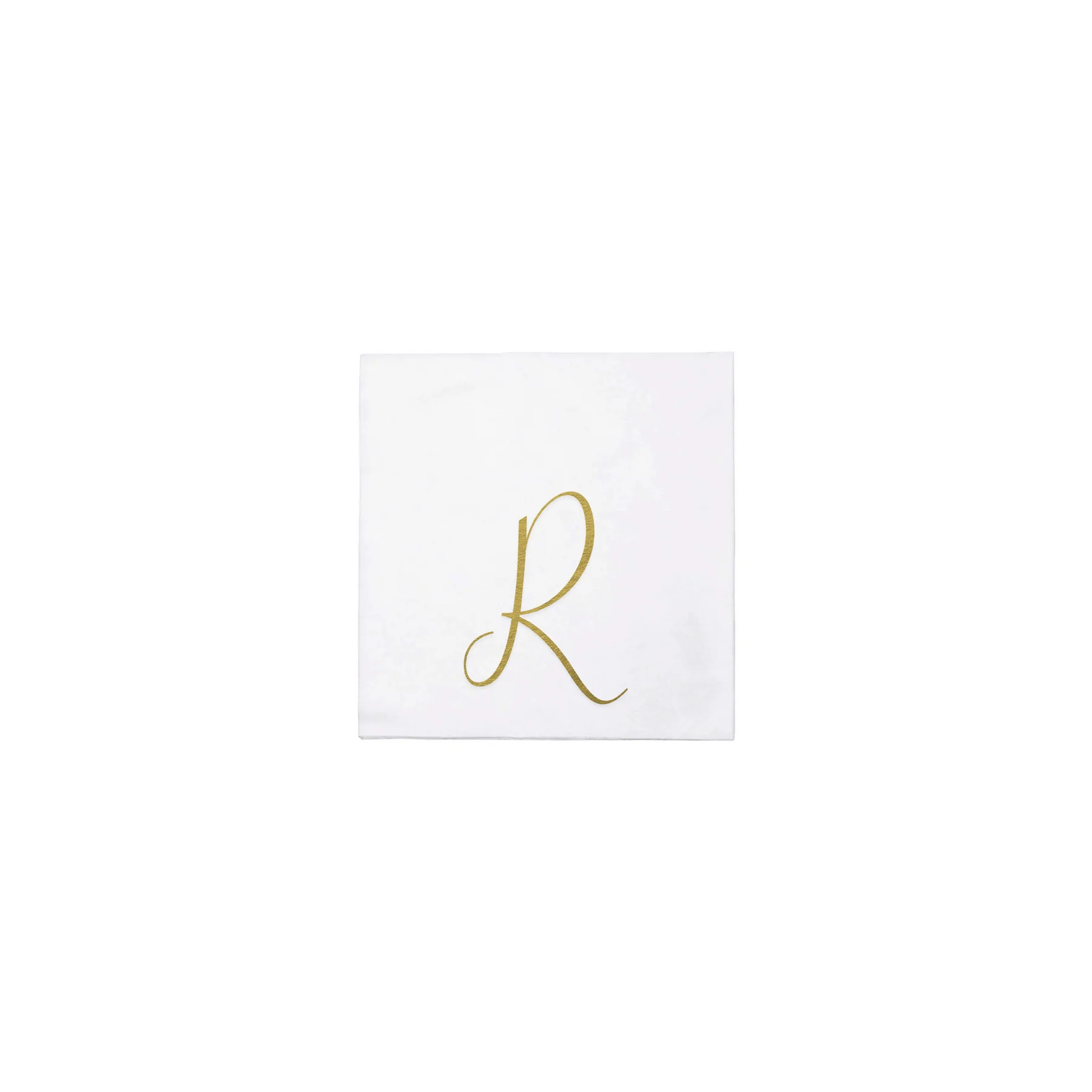 Papersoft Napkins Monogram Cocktail Napkins (Pack Of 20)