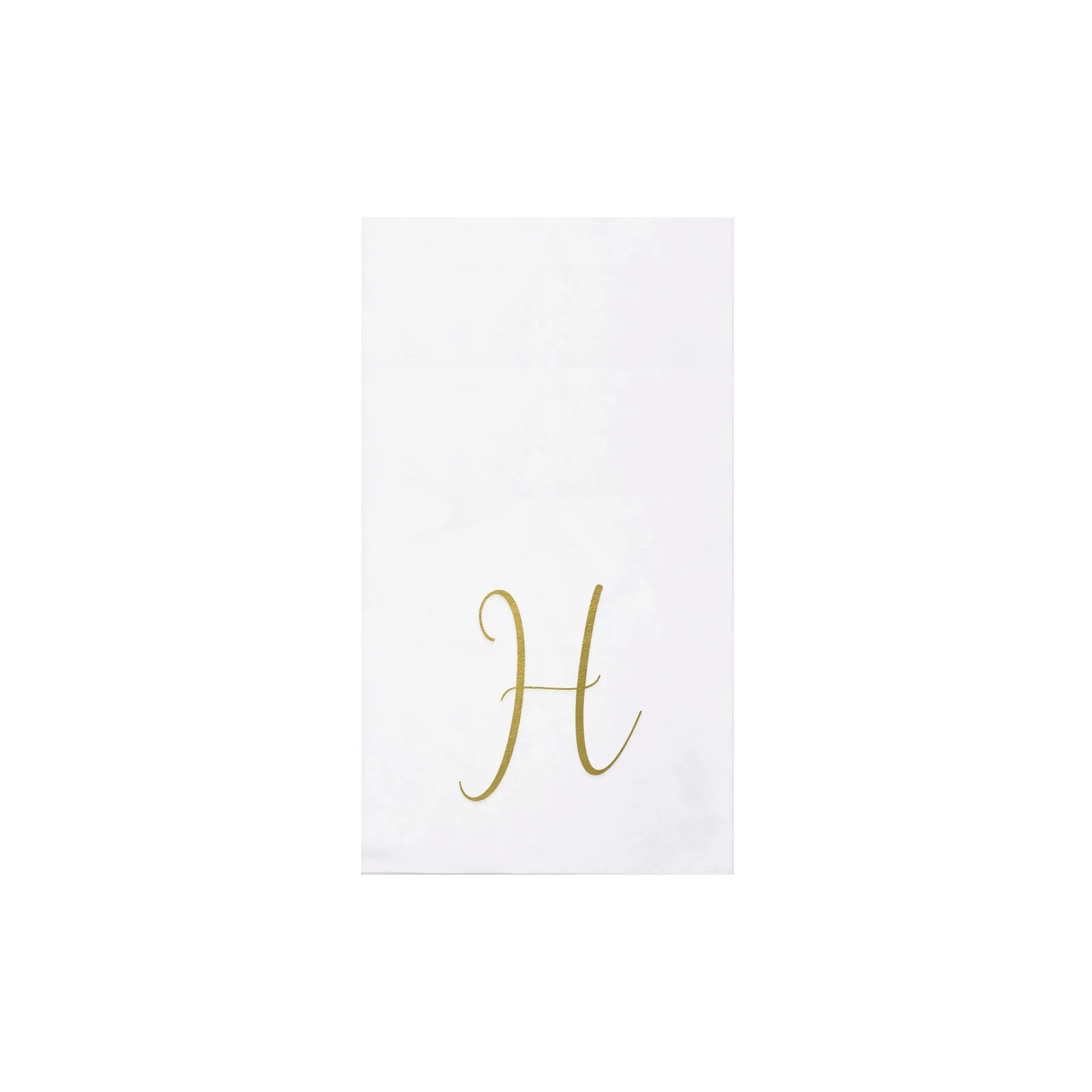 Papersoft Napkins Monogram Gold Guest Towels (Pack of 20)