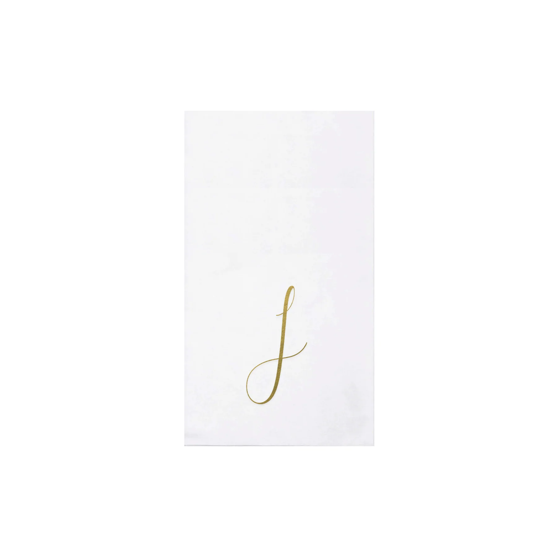 Papersoft Napkins Monogram Gold Guest Towels (Pack of 20)