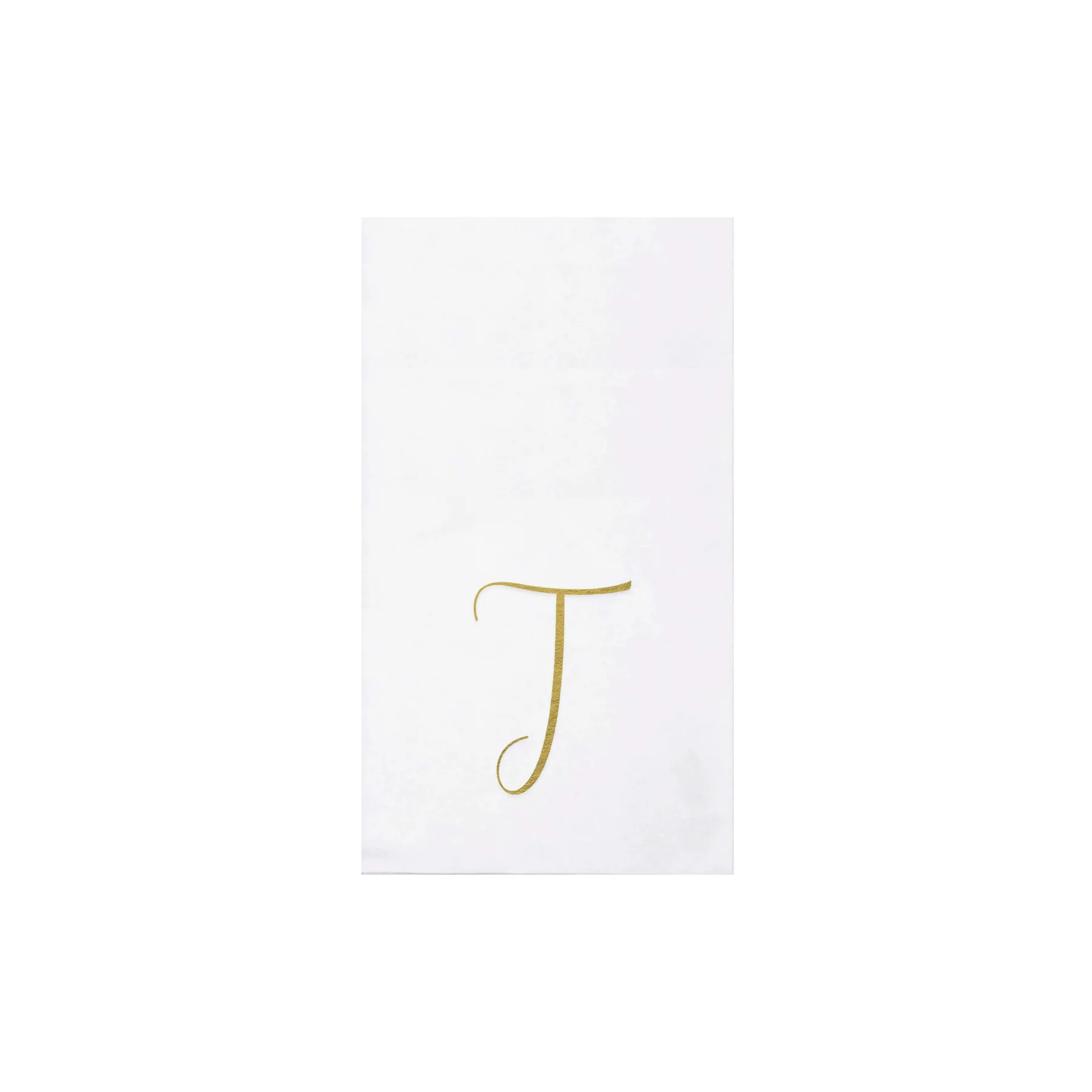 Papersoft Napkins Monogram Gold Guest Towels (Pack of 20)