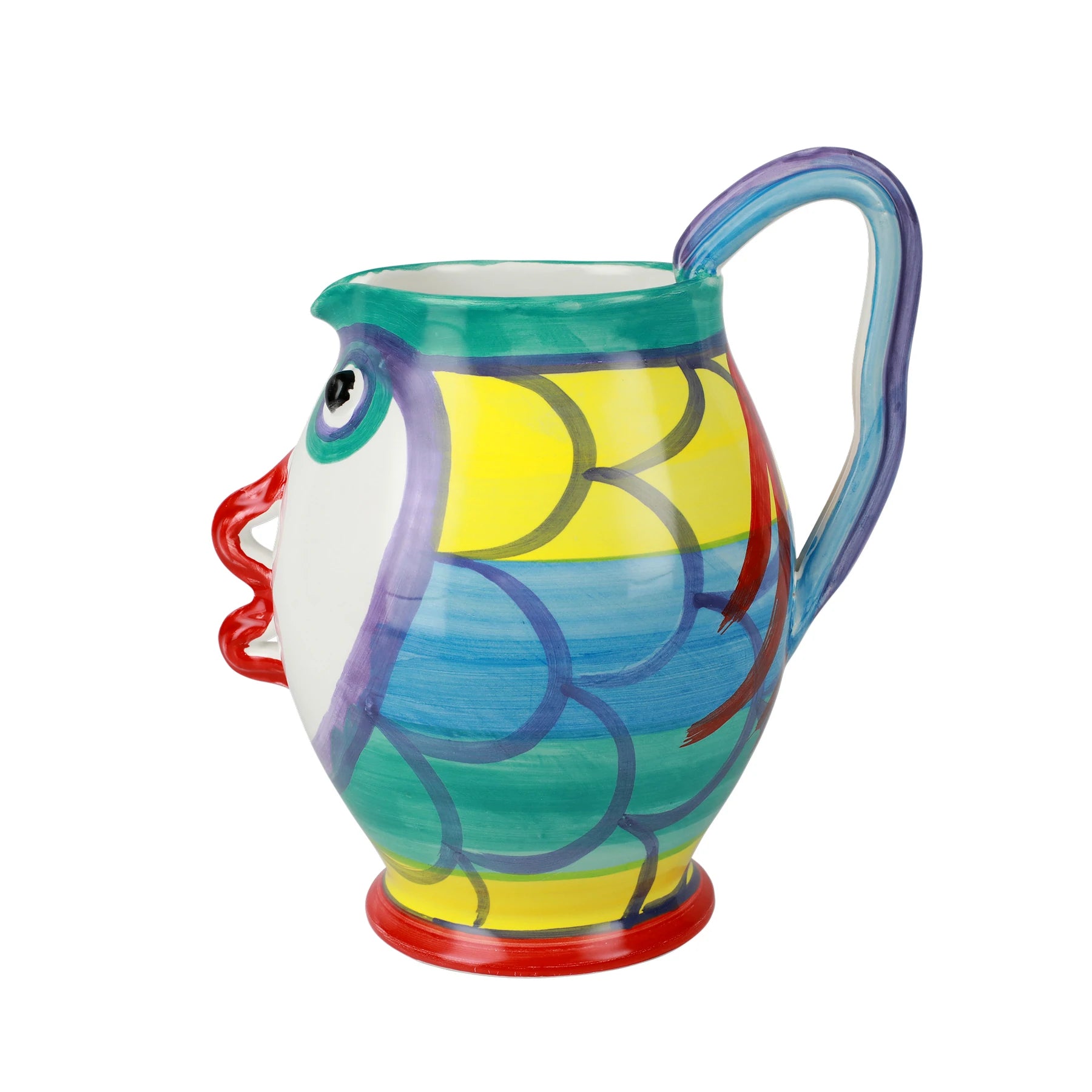 Pesci Colorati Figural Large Pitcher