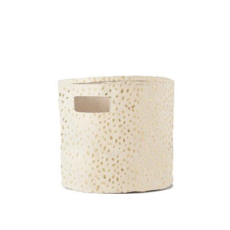 Gold Foil Speck Storage Bins