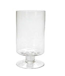 Footed Glass Hurricane Medium