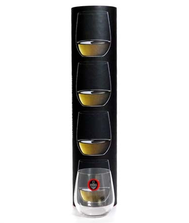 O Wine Tumbler Chardonnay Set with Gift Tube