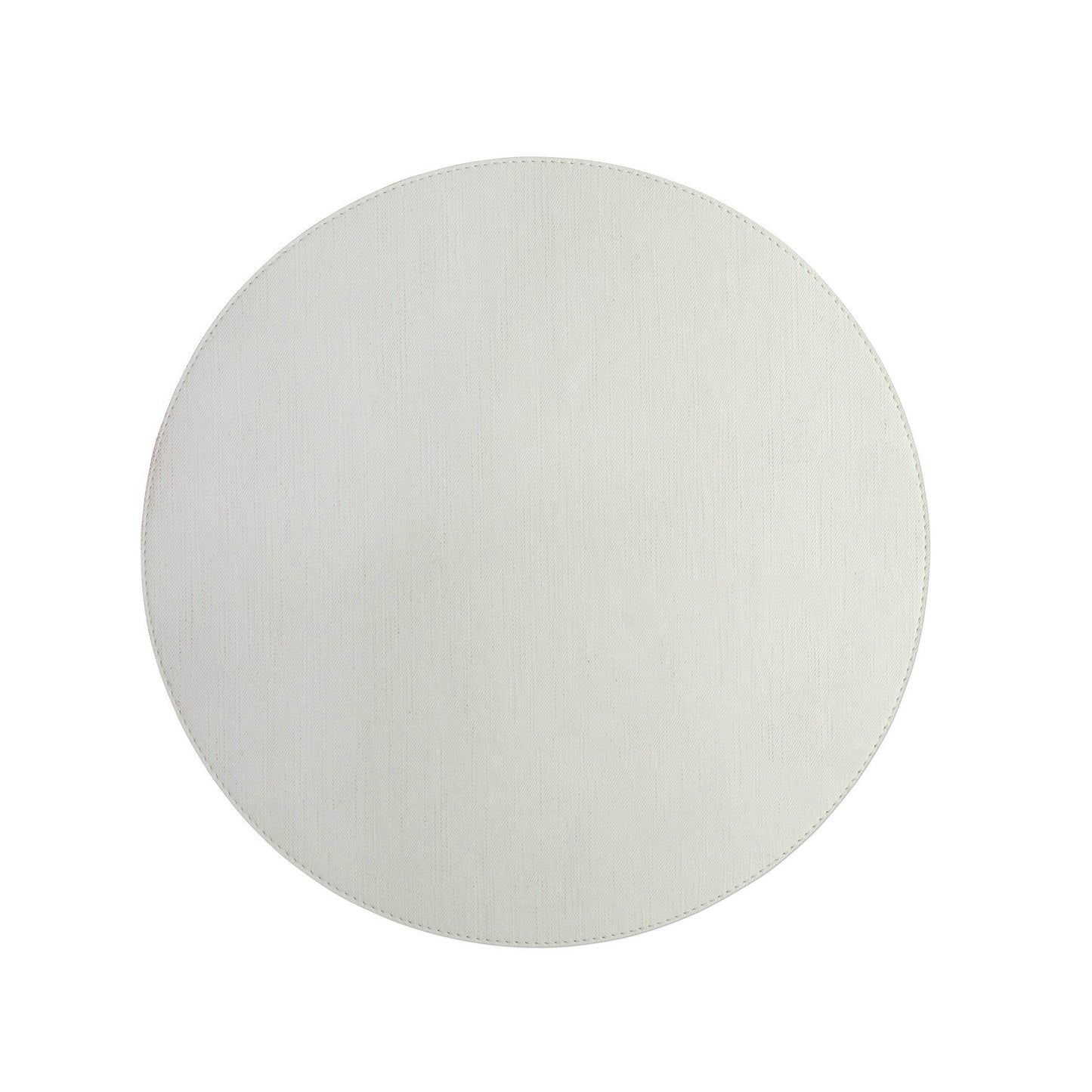 Vietri Reversible Round Placemats - Gray/White (Set of 4)