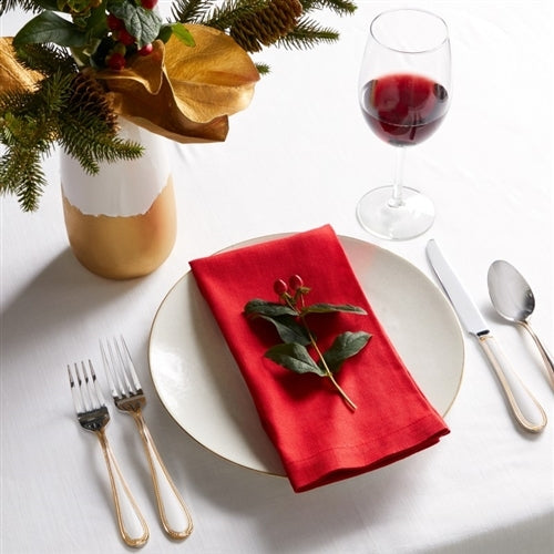 Cartlin Dinner Napkins - Red - Set of 4