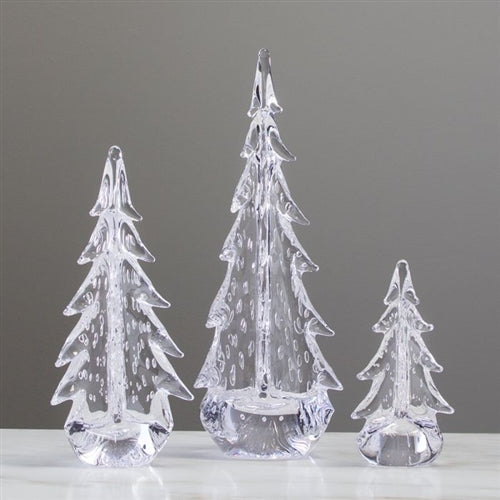 Bubble Evergreen Glass Tree in Gift Box