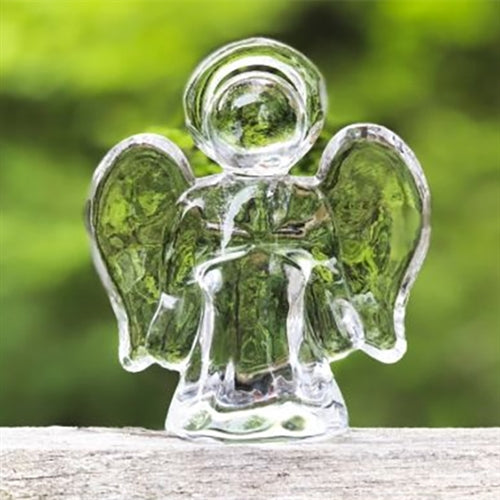 Glass Angel in a Gift Box