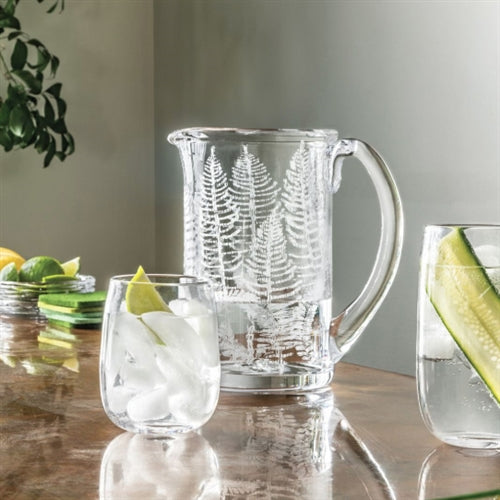 Engraved Fern Pitcher - Medium