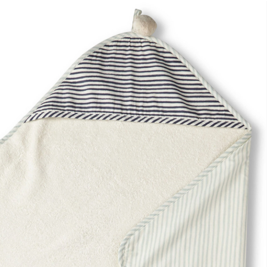 Stripes Away Hooded Towel