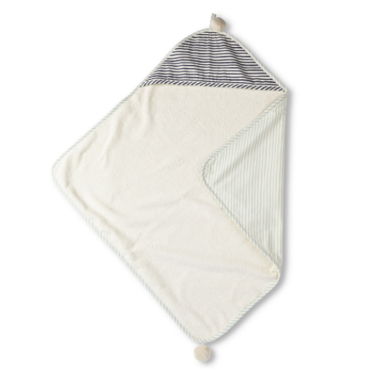 Stripes Away Hooded Towel