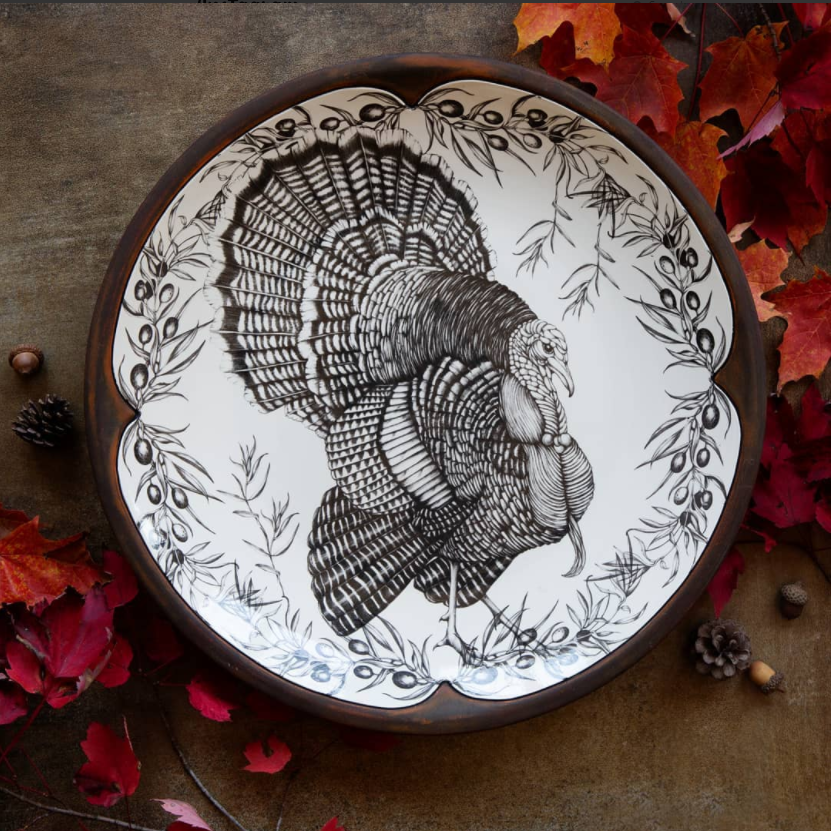 Turkey Round Platter