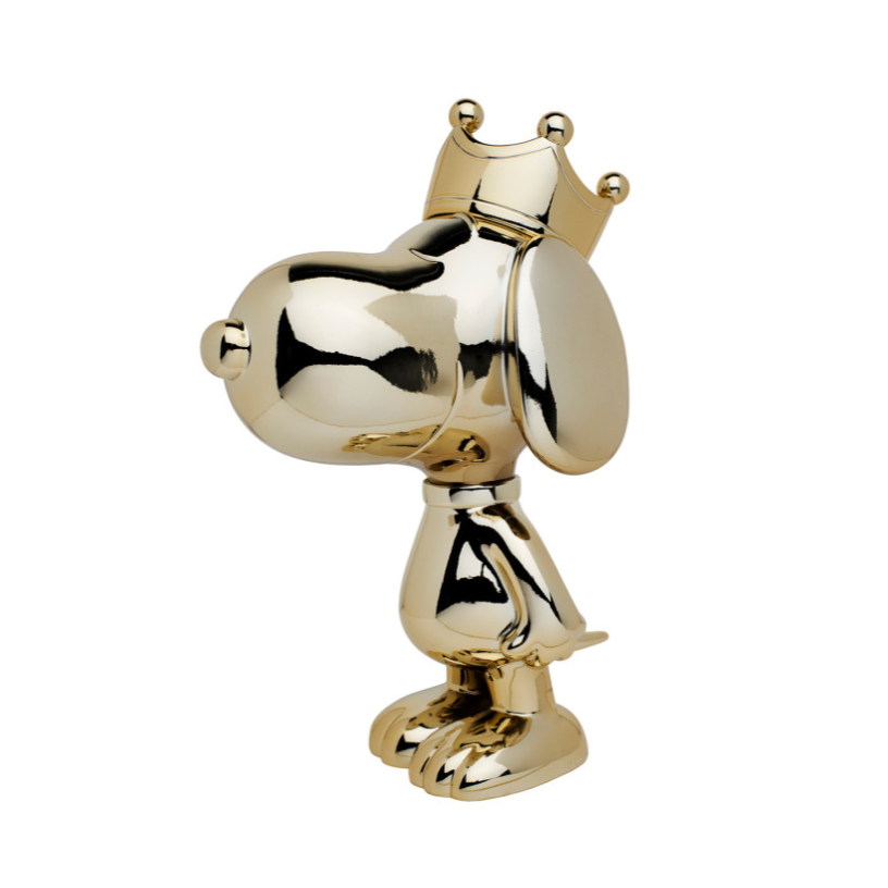 Snoopy Crown Chromed Gold