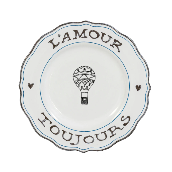 L'Amour Toujours Dessert/Salad Plate (Set of 4)