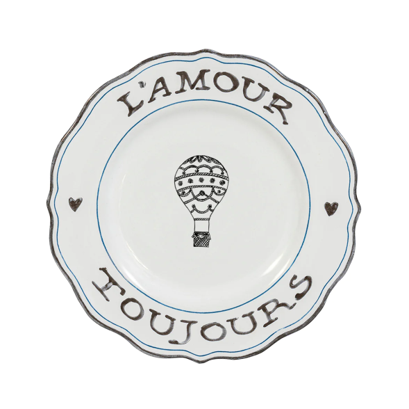 L'Amour Toujours Dessert/Salad Plate (Set of 4)