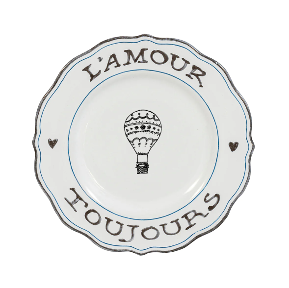 L'Amour Toujours Dessert/Salad Plate (Set of 4)