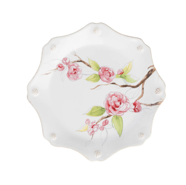 Berry & Thread Floral Sketch Salad - Set of 4