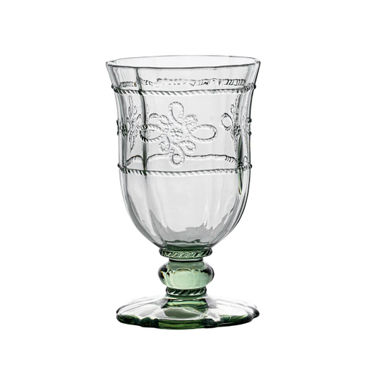 Colette Acrylic Goblet - Green - Set of 4