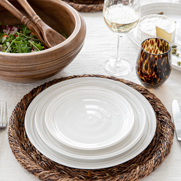 Bilbao Dinner Plate - Whitewash (Set of 4)