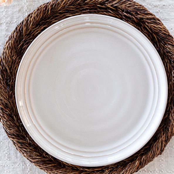 Bilbao Dinner Plate - Whitewash - Set of 4