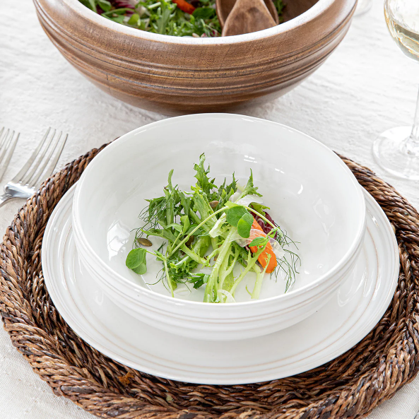 Bilbao Dinner Plate - Whitewash (Set of 4)