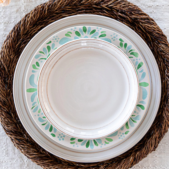 Bilbao Dinner Plate - Whitewash (Set of 4)