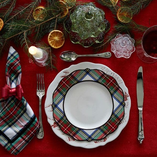 Stewart Tartan Dessert/Salad Plate