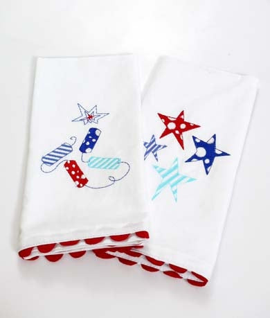 Polka Dot Guest Towels