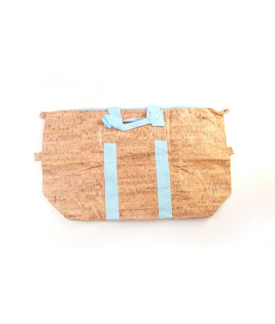 Faux Cork Globe Trotter Bag