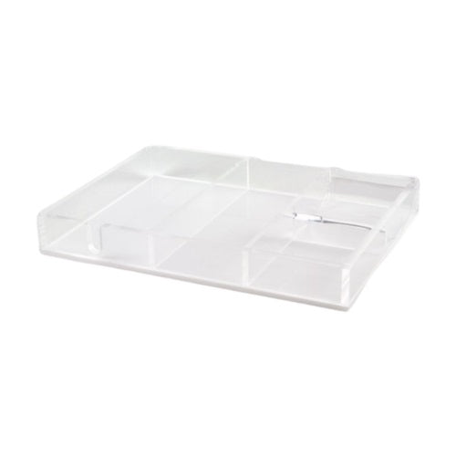 White Lucite Valet Tray