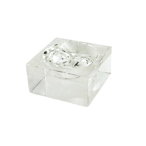 Crystal Glass Centerpiece Bowl
