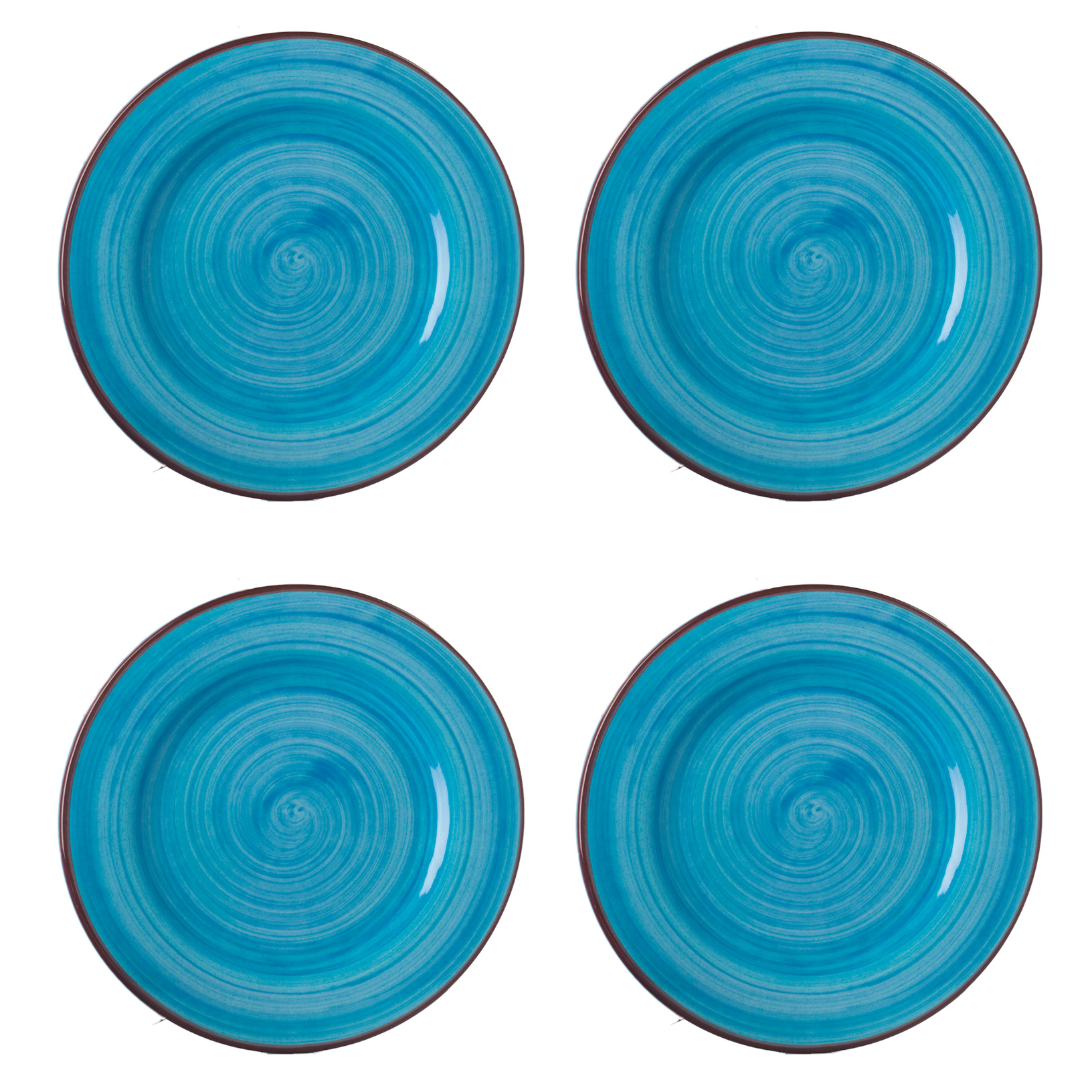 Turquoise St. Tropez Dinner Plate (Set of 4)